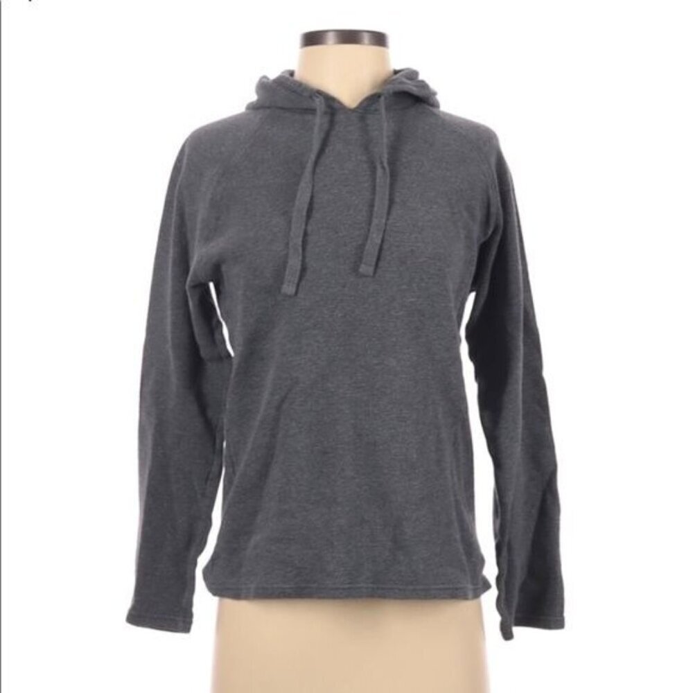 Polo Ralph Lauren women’s gray thermal hoodie pullover shirt size S top